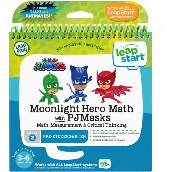 imageLeapFrog LeapStart 3D Moonlight Hero Math with PJ Masks Book Level 23d Moonlight Hero Math With Pj Masks