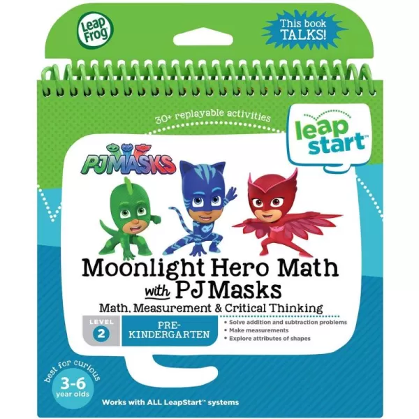 imageLeapFrog LeapStart 3D Moonlight Hero Math with PJ Masks Book Level 2Moonlight Hero Math With Pj Masks