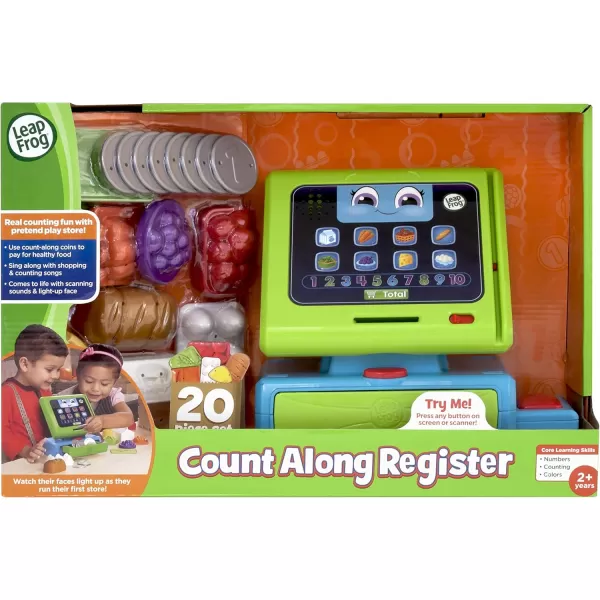 imageLeapFrog Count Along Cash Register Green 2 years to 4 years 88Wx75Hx55D cmMulticolored