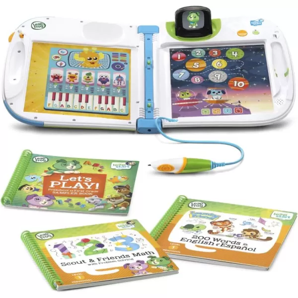 imageLeapFrog LeapStart 3D Interactive Learning System ampamp 2 Book Combo Pack Learning Friends and Scout ampamp Friends MathMulticolor