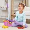 imageLeapFrog Clean Sweep Learning Caddy Kids Mop and Broom Cleaning Toy Set for Ages 35 PinkPink