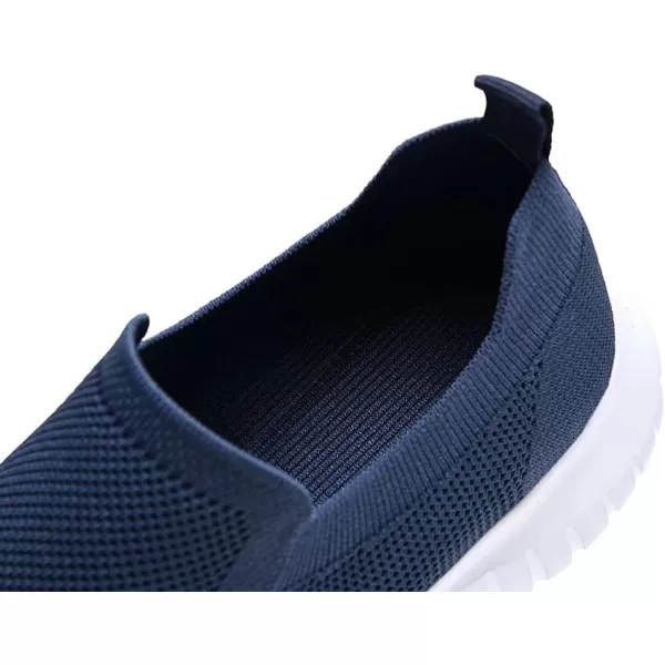 konhill Mens Breathable Tennis Shoes  Slip on Walking Casual Athletic Sneakers ShoesANavy