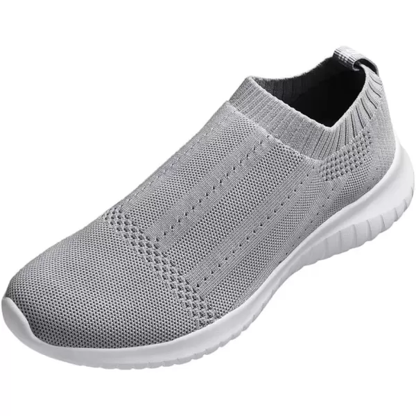 konhill Womens Casual Walking Shoes Breathable Mesh Work Slipon Sneakers 10 US Light Grey42konhill Womens Casual Walking Shoes Breathable Mesh Work Slipon Sneakers 10 US Light Grey42