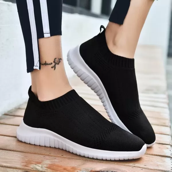 konhill Womens Casual Walking Shoes Breathable Mesh Work Slipon Sneakers 11 US Black43konhill Womens Casual Walking Shoes Breathable Mesh Work Slipon Sneakers 11 US Black43