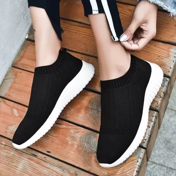 konhill Womens Casual Walking Shoes Breathable Mesh Work Slipon Sneakers 11 US Black43konhill Womens Casual Walking Shoes Breathable Mesh Work Slipon Sneakers 11 US Black43
