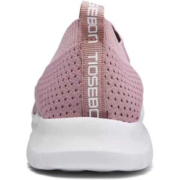 konhill Womens Walking Tennis Shoes  Lightweight Athletic Casual Gym Slip on Sneakers8636 Mauve