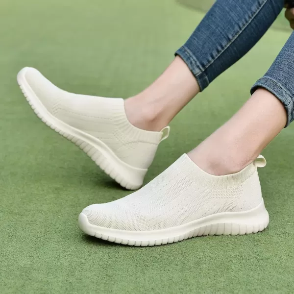 konhill Womens Casual Walking Shoes Breathable Mesh Work Slipon Sneakers 95 US Beige 8822konhill Womens Casual Walking Shoes Breathable Mesh Work Slipon Sneakers 95 US Beige 8822