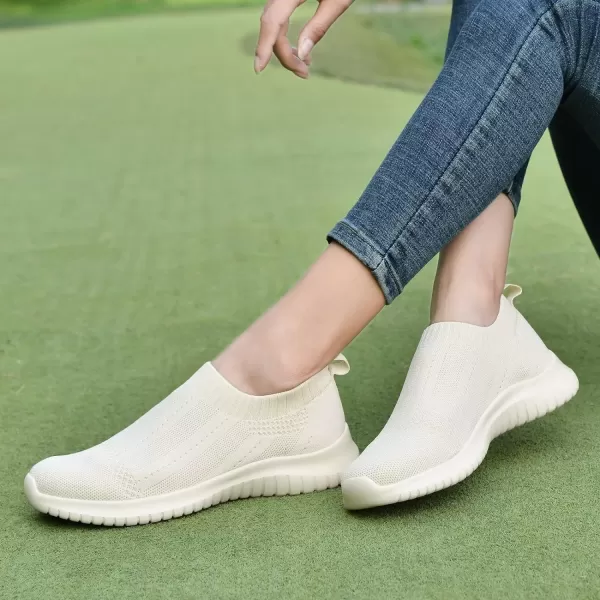 konhill Womens Casual Walking Shoes Breathable Mesh Work Slipon Sneakers 95 US Beige 8822konhill Womens Casual Walking Shoes Breathable Mesh Work Slipon Sneakers 95 US Beige 8822