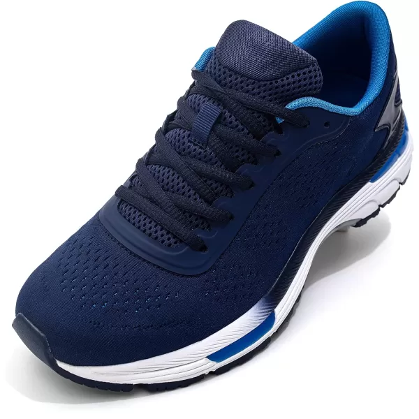 konhill Mens Road Running Shoes  Breathable Athletic Tennis Sport Fashion Sneakers 115 US Navykonhill Mens Road Running Shoes  Breathable Athletic Tennis Sport Fashion Sneakers 115 US Navy