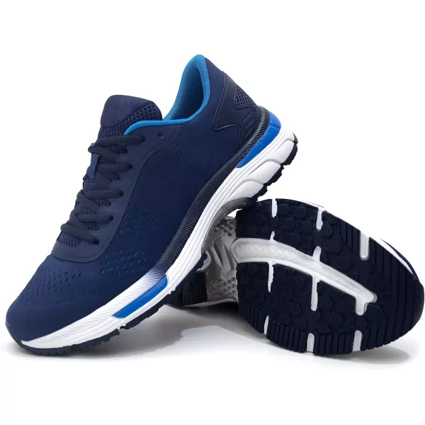 konhill Mens Road Running Shoes  Breathable Athletic Tennis Sport Fashion Sneakers 115 US Navykonhill Mens Road Running Shoes  Breathable Athletic Tennis Sport Fashion Sneakers 115 US Navy