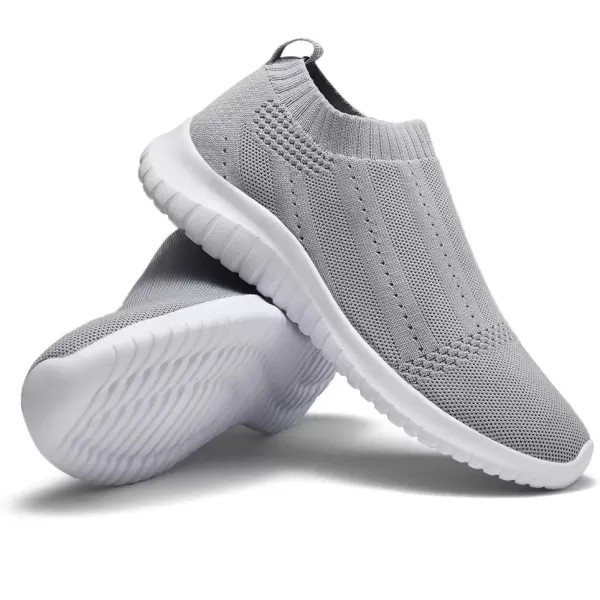 konhill Womens Casual Walking Shoes Breathable Mesh Work Slipon Sneakers 11 US Light Grey43konhill Womens Casual Walking Shoes Breathable Mesh Work Slipon Sneakers 11 US Light Grey43