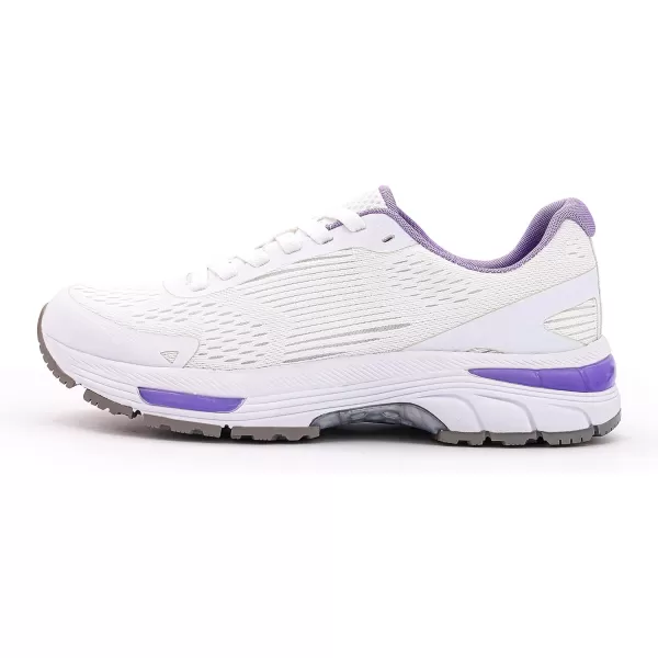 konhill Womens Road Running Shoes  Breathable Athletic Tennis Sport Fashion SneakersWhitePurple