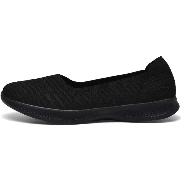 konhill Womens Slip on Loafers  Comfy Walking Tennis LowTop Ballet Flat Nurse Shoes Casual Sneakers 55 US All Black36konhill Womens Slip on Loafers  Comfy Walking Tennis LowTop Ballet Flat Nurse Shoes Casual Sneakers 55 US All Black36