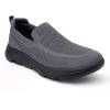 imagekonhill Mens Walking Shoes Slip on Loafers Mesh Casual Tennis Sneaker Breathable ShoesADark GreyBlack