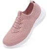imagekonhill Womens Comfortable Walking Shoes  Tennis Athletic Casual Slip on Sneakers2122 Pink