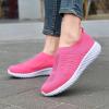 imagekonhill Womens Slip On Walking Shoes Breathable Mesh Sneakers Work Casual Tennis Shoes6704 Rosy