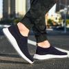 imagekonhill Womens Slip On Sneakers Non Slip Walking Shoes Breathable Mesh Work Casual Lightweight Tennis Workout Shoes2108 Navy