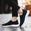 imagekonhill Womens Slip On Sneakers Non Slip Walking Shoes Breathable Mesh Work Casual Lightweight Tennis Workout Shoes2133 All Black