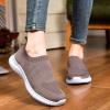 imagekonhill Womens Slip On Sneakers Non Slip Walking Shoes Breathable Mesh Work Casual Lightweight Tennis Workout Shoes2133 Brown