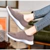 imagekonhill Womens Slip On Sneakers Non Slip Walking Shoes Breathable Mesh Work Casual Lightweight Tennis Workout Shoes2133 Brown