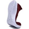 imagekonhill Womens Slip On Sneakers Non Slip Walking Shoes Breathable Mesh Work Casual Lightweight Tennis Workout Shoes2133 Burgundy
