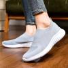 imagekonhill Womens Slip On Sneakers Non Slip Walking Shoes Breathable Mesh Work Casual Lightweight Tennis Workout Shoes2133 Lgray
