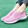 imagekonhill Womens Slip On Sneakers Non Slip Walking Shoes Breathable Mesh Work Casual Lightweight Tennis Workout Shoes2133 Pink