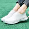 imagekonhill Womens Slip On Sneakers Non Slip Walking Shoes Breathable Mesh Work Casual Lightweight Tennis Workout Shoes2133 White