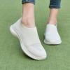 imagekonhill Womens Slip On Sneakers Non Slip Walking Shoes Breathable Mesh Work Casual Lightweight Tennis Workout Shoes8636 Beige