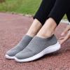imagekonhill Womens Slip On Sneakers Non Slip Walking Shoes Breathable Mesh Work Casual Lightweight Tennis Workout Shoes8636 Dark Grey