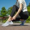 imagekonhill Womens Slip On Sneakers Non Slip Walking Shoes Breathable Mesh Work Casual Lightweight Tennis Workout Shoes8636 Lgray