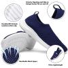 imagekonhill Womens Slip On Sneakers Non Slip Walking Shoes Breathable Mesh Work Casual Lightweight Tennis Workout Shoes8636 Navy