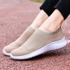 imagekonhill Womens Slip On Sneakers Non Slip Walking Shoes Breathable Mesh Work Casual Lightweight Tennis Workout Shoes8822 Apricot