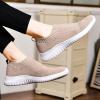 imagekonhill Womens Slip On Sneakers Non Slip Walking Shoes Breathable Mesh Work Casual Lightweight Tennis Workout Shoes8822 Apricot