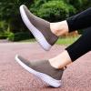 imagekonhill Womens Slip On Sneakers Non Slip Walking Shoes Breathable Mesh Work Casual Lightweight Tennis Workout Shoes8822 Brown