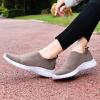 imagekonhill Womens Slip On Sneakers Non Slip Walking Shoes Breathable Mesh Work Casual Lightweight Tennis Workout Shoes8822 Brown