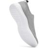 imagekonhill Womens Slip On Sneakers Non Slip Walking Shoes Breathable Mesh Work Casual Lightweight Tennis Workout Shoes8822 Light Grey