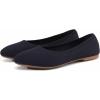 imagekonhill Womens Classic Ballet Flats  Pointy Toe Soft Knit Slip on Dress Shoes 6 US Navy