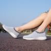 imagekonhill Womens Lightweight Walking Shoes Breathable Slip On Tennis Sneakers Casual Mesh Workout Athletic06071 Gray