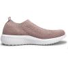 imagekonhill Womens Lightweight Walking Shoes Breathable Slip On Tennis Sneakers Casual Mesh Workout Athletic0701 Apricot