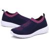 imagekonhill Womens Lightweight Walking Shoes Breathable Slip On Tennis Sneakers Casual Mesh Workout Athletic6701 Dark Blue