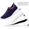 imagekonhill Womens Lightweight Walking Shoes Breathable Slip On Tennis Sneakers Casual Mesh Workout Athletic6701 Dark Blue