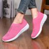 imagekonhill Womens Lightweight Walking Shoes Breathable Slip On Tennis Sneakers Casual Mesh Workout Athletic6701 Rosy