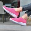 imagekonhill Womens Lightweight Walking Shoes Breathable Slip On Tennis Sneakers Casual Mesh Workout Athletic6701 Rosy