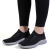 imagekonhill Womens Comfortable Walking Shoes  Tennis Athletic Casual Slip on Sneakers 135 Wide US Dark Grey455