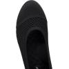 imagekonhill Womens Ballet Flat Shoes Round Toe Knit Slip On Ballerina Walking Flats Lightweight Women Dress Shoes for Work Travel Casual WalkingBlack
