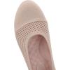 imagekonhill Womens Ballet Flat Shoes Round Toe Knit Slip On Ballerina Walking Flats Lightweight Women Dress Shoes for Work Travel Casual WalkingNude