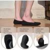 imagekonhill Womens Ballet Flat Shoes Round Toe Knit Slip On Ballerina Walking Flats Lightweight Women Dress Shoes for Work Travel Casual Walking 8 US Size Black