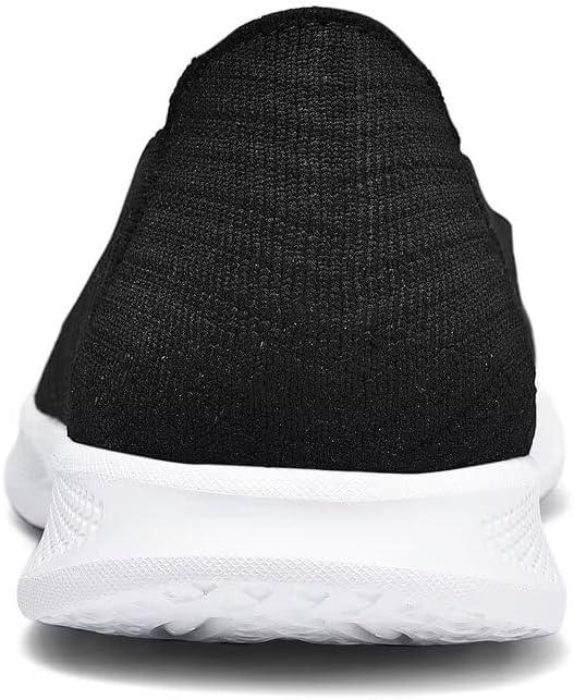 imagekonhill Womens Slip on Loafers  Comfy Walking Tennis LowTop Ballet Flat Nurse Shoes Casual Sneakers 85 US Black40