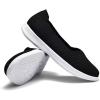 imagekonhill Womens Slip on Loafers  Comfy Walking Tennis LowTop Ballet Flat Nurse Shoes Casual Sneakers 85 US Black40